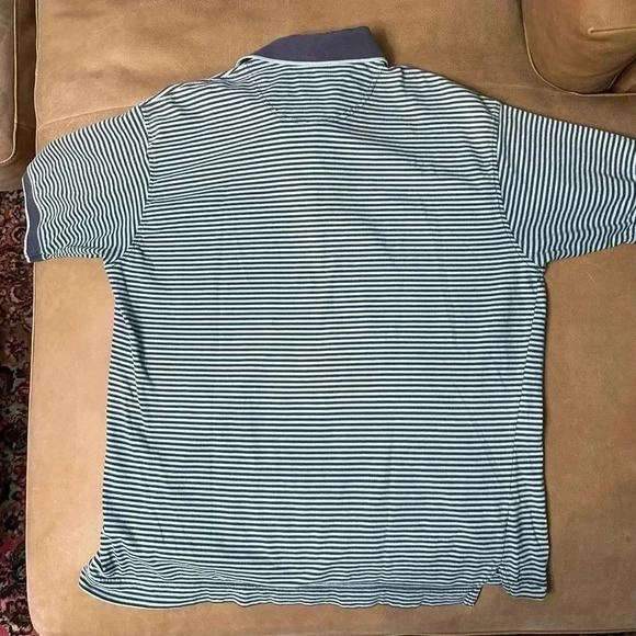Vintage Men’s Striped Dockers Khakiware Striped Polo W/ Logo Size Large - Picture 6 of 6